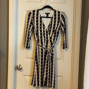 White House Black Market Wrap Style Dress